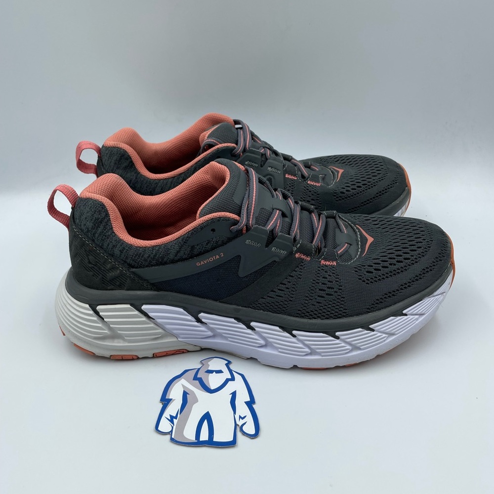 Hoka One Gaviota 2 Gray/Peach Women’s Sz 8.5